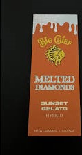 Big Chief Live Resin + Diamonds Disposables – 2 grams (Sunset Gelato) Hybrid