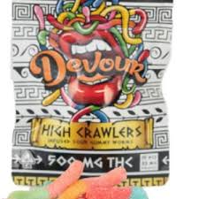 Devour High Crawlers Gummy Worms / 500mg