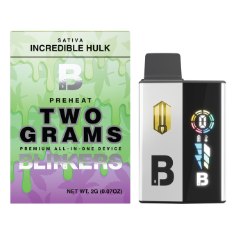Blinkers Disposable Pens / 2 grams (Incredible Hulk) Sativa