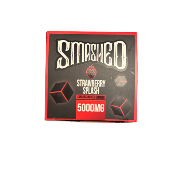 SMASHED Cannabis Infused Liquid Diamonds Gummies (Strawberry Splash ) 5000mg - Image 2
