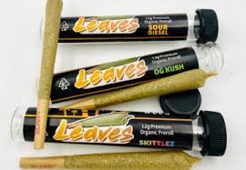 LEAVES Premium Organic Pre-Roll  / Sour Diesel / 1.2 grams