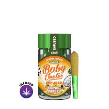 BabyJeeter - Rosin Enhanced Diamonds Pre-Rolls - (5 Pack) - 2.5g / Island Papaya Kush / Hybrid