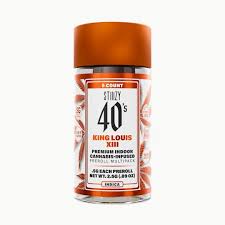 STIIIZY - King Louis - .5g Infused Preroll - 5 Pack -Indica