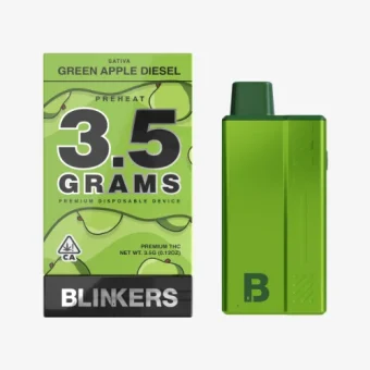 Blinkers Disposables 3.5g / Green Apple Diesel / Sativa