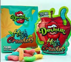 Devour /  High Crawlers Sour Worms /  750MG