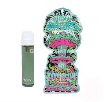 Devour 2g / Live Resin /  All-In-One Disposable Vape /Atomic Racks / Sativa