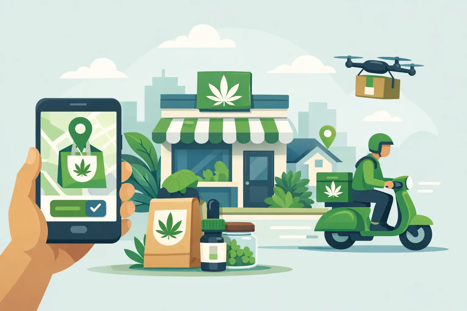 Need a Marijuana Dispensary Near Me? Order Delivery
