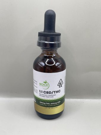 Noice Botanicals 1:1 CBD/THC (500mg CBD + 500mg THC) Tincture