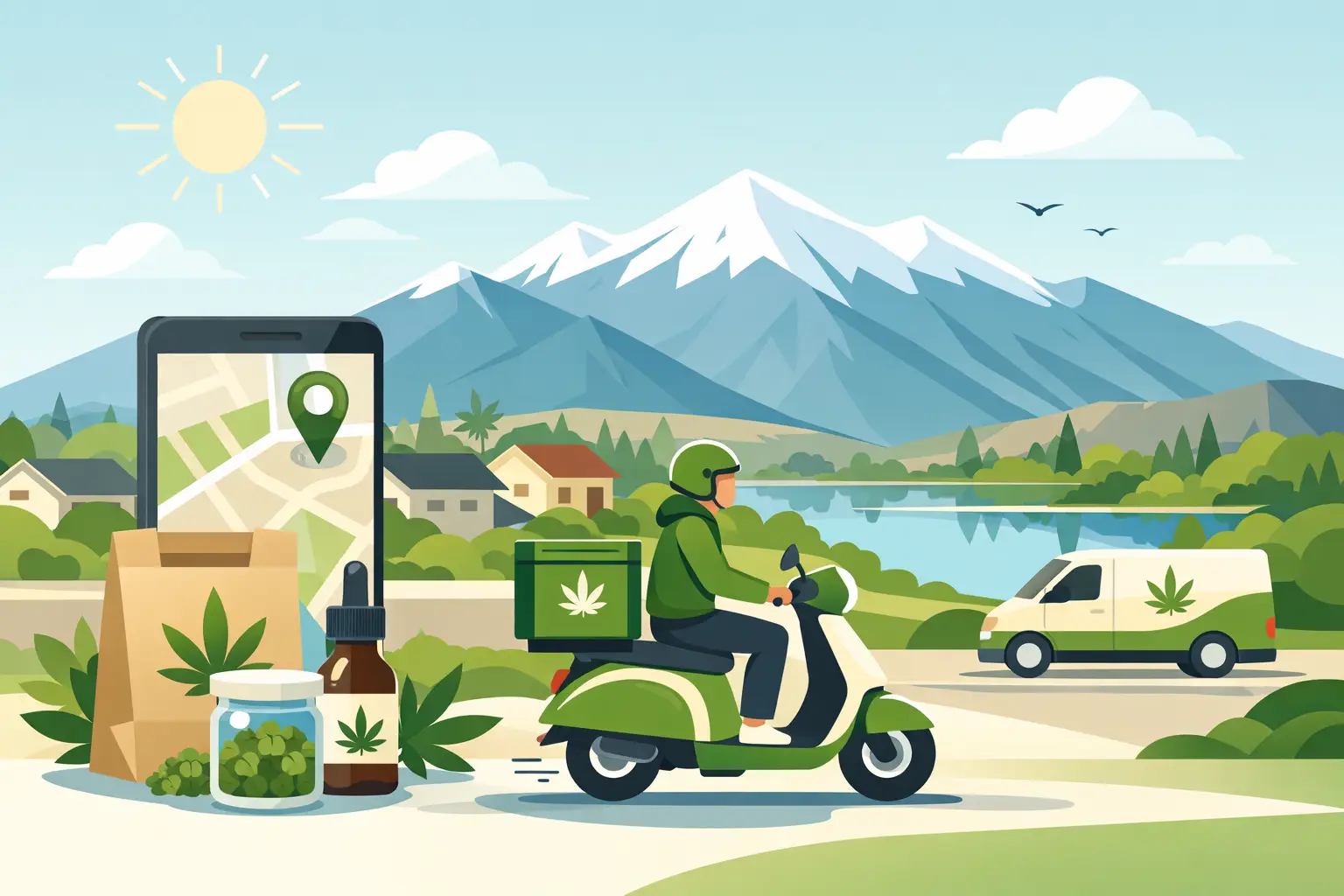 Cannabis Delivery Near Sierra Lakes, Fontana