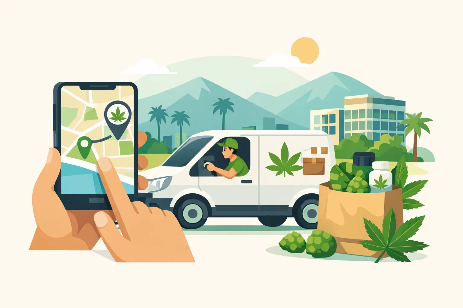 How Free Same-Day Weed Delivery in Fontana Works