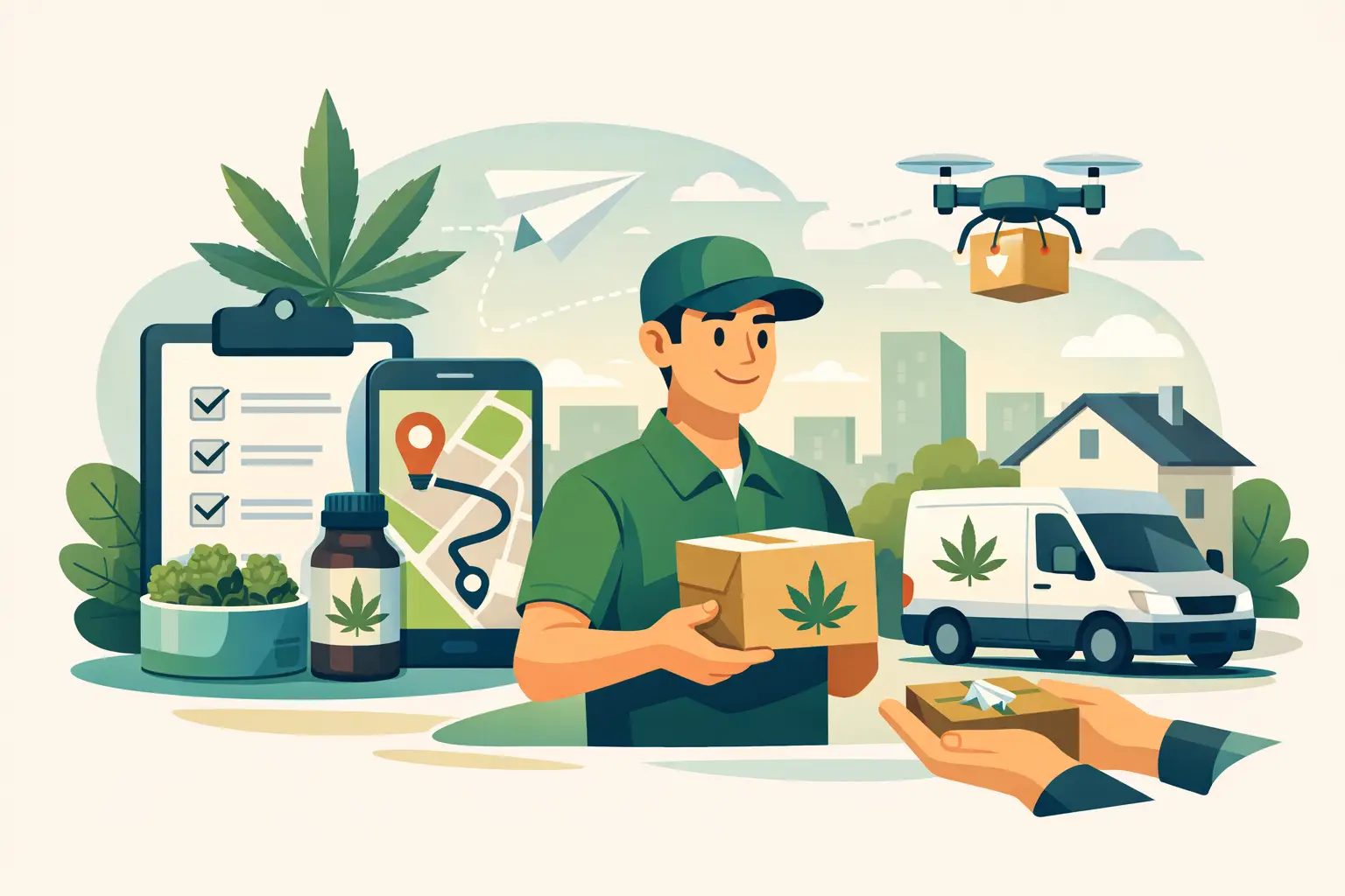 How Recreational Cannabis Delivery Works