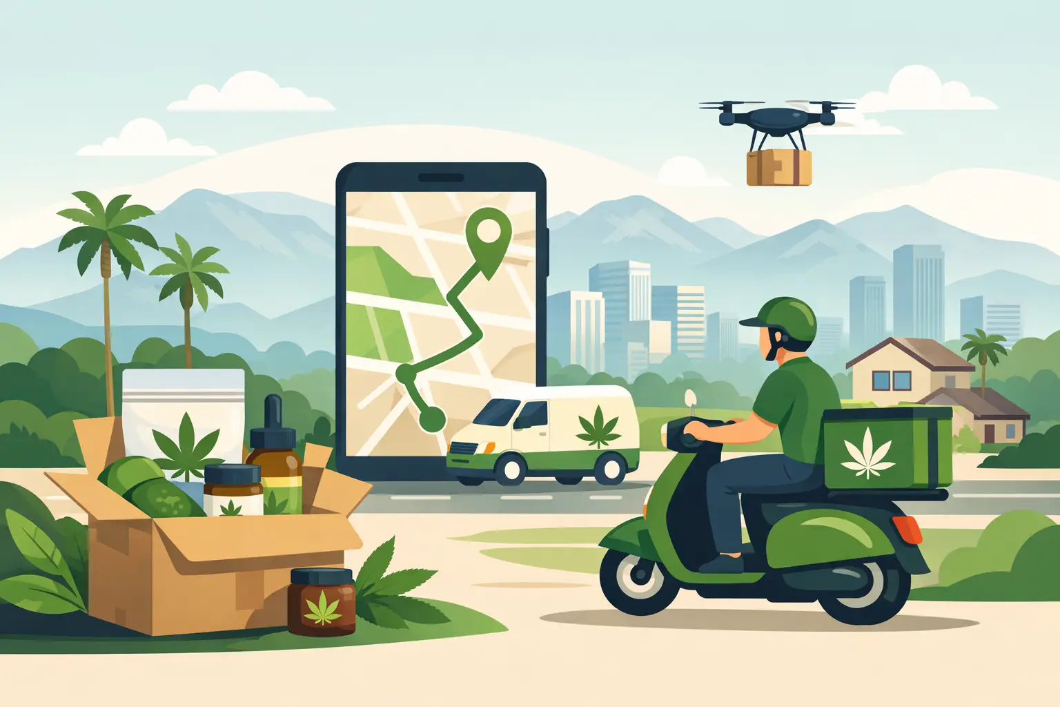 Marijuana Delivery Services in Fontana, CA