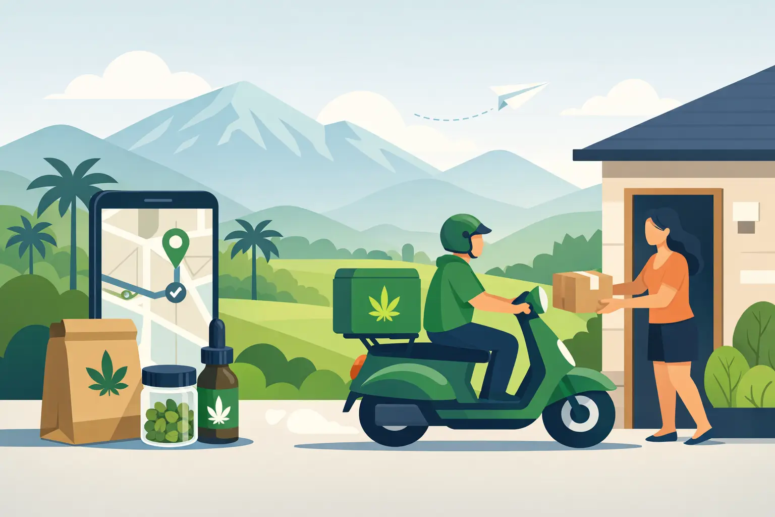Same-Day Cannabis Delivery Upland, Made Simple
