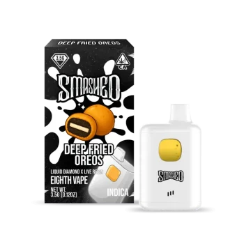Smashed -Deep Fried Oreoz (Indica) – Liquid Diamond X Live Resin Disposable Vape 3.5g