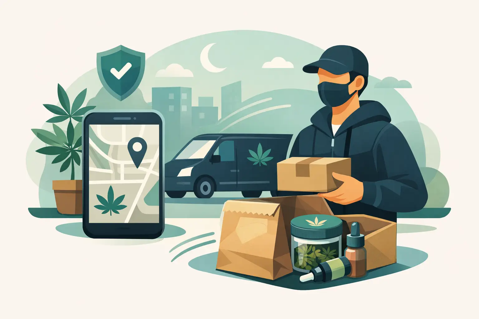 What a Discreet Cannabis Delivery Service Does