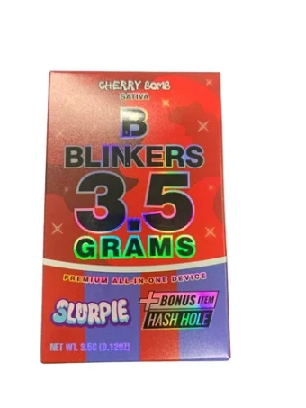 Blinkers /  3.5g Disposable Vape +Free Hash Hole Pre-Roll / Cherry Bomb / Sativa