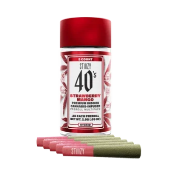 STIIIZY - Strawberry Mango Kush - .5g Infused Preroll - 5 Pack -Hybrid