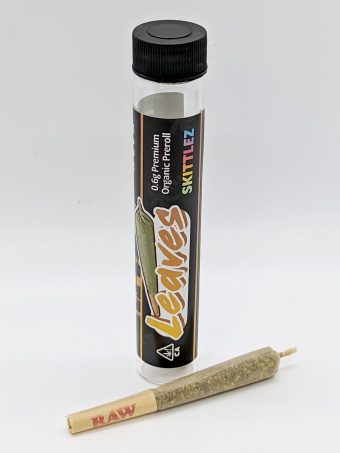 “Leaves” .6g Pre-roll (Skittlez) – Stack’N Trees / Hybrid