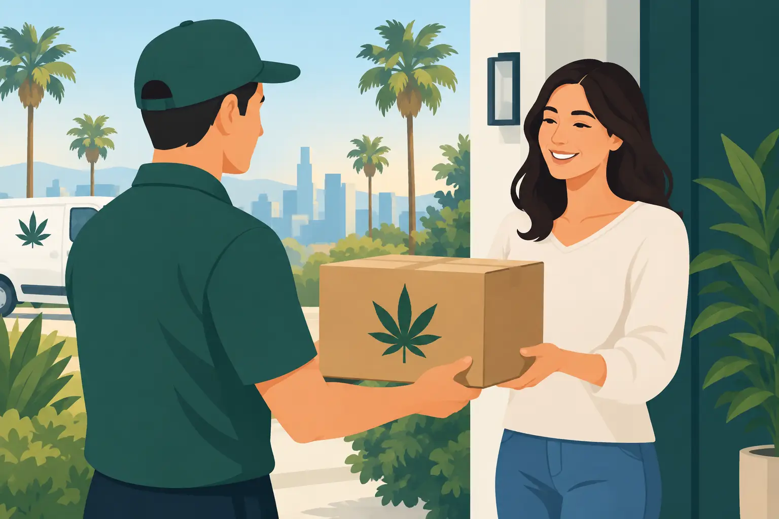 Can Adults Receive Cannabis Deliveries in California?