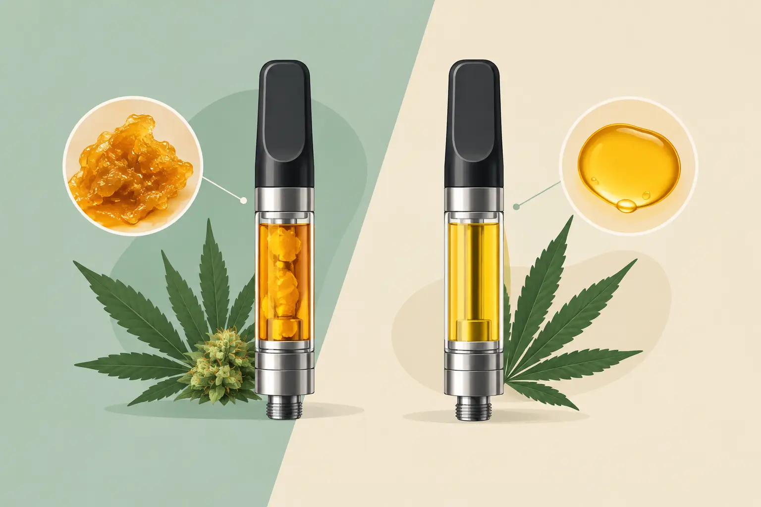 Live Resin Versus Distillate Vapes Compared