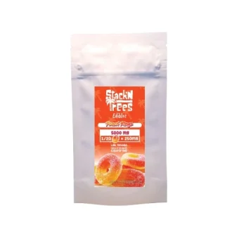 Peach Rings / Cannabis Infused Gummies / 5000mg THC (Stack n Trees)
