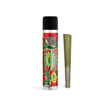 Smashed Mini Doobie /  Liquid Diamond Infused / Watermelon Whirl Preroll / (Indica)